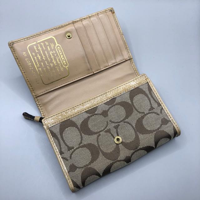 即決 COACH コーチ シグネチャー 二つ折り財布 < ブランド  即決 COACH コーチ シグネチャー 二つ折り財布 < ブランドの