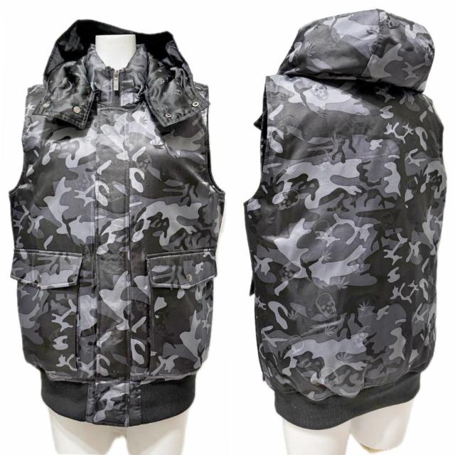 新品ルシアンペラフィネ メンズダウンベストカモフラク < ブランド 新品ルシアンペラフィネ メンズダウンベストカモフラク < ブランドの