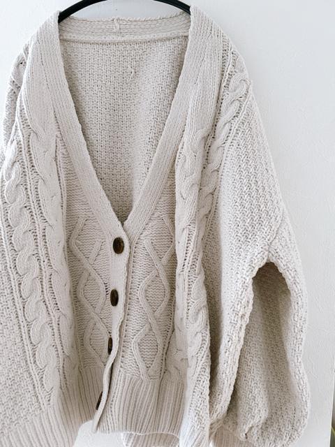 【VIS】ショート丈モールヤーンカーディガン アイボリー < 女性ファッション 【VIS】ショート丈モールヤーンカーディガン アイボリー < 女性ファッションの