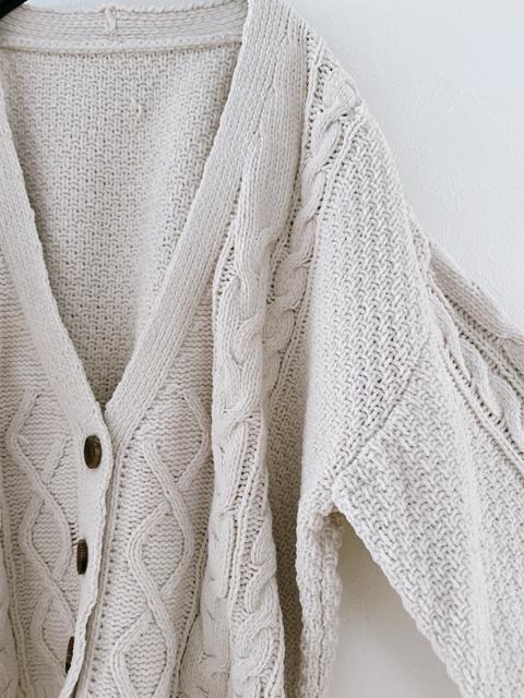 【VIS】ショート丈モールヤーンカーディガン アイボリー < 女性ファッション 【VIS】ショート丈モールヤーンカーディガン アイボリー < 女性ファッションの