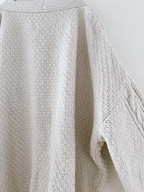 【VIS】ショート丈モールヤーンカーディガン アイボリー < 女性ファッション 【VIS】ショート丈モールヤーンカーディガン アイボリー < 女性ファッションの