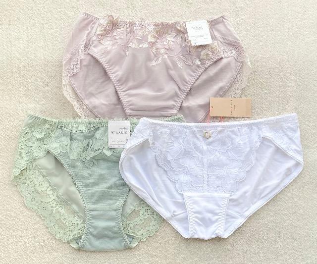 Wing Lesiage&Wacoal AMPHI&Triumph AMOSTYLE ショーツ Mサイズ 3枚セット < 女性ファッション Wing Lesiage&Wacoal AMPHI&Triumph AMOSTYLE ショーツ Mサイズ 3枚セット < 女性ファッションの