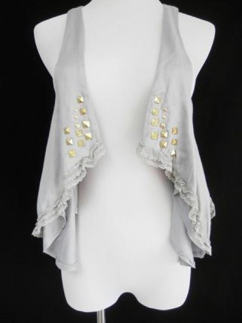 お洒落ROYALPARTYグレーレースジレベストスタッズ < ブランド  お洒落ROYALPARTYグレーレースジレベストスタッズ < ブランドの