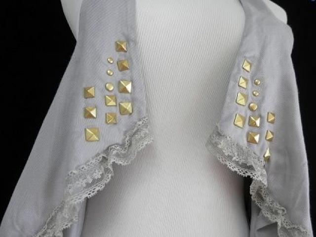 お洒落ROYALPARTYグレーレースジレベストスタッズ < ブランド  お洒落ROYALPARTYグレーレースジレベストスタッズ < ブランドの