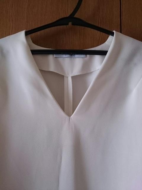 titivate ティティベイト☆Vネックプルオーバー★ホワイト☆ゆるカワ★シンプル☆ < ブランド  titivate ティティベイト☆Vネックプルオーバー★ホワイト☆ゆるカワ★シンプル☆ < ブランドの