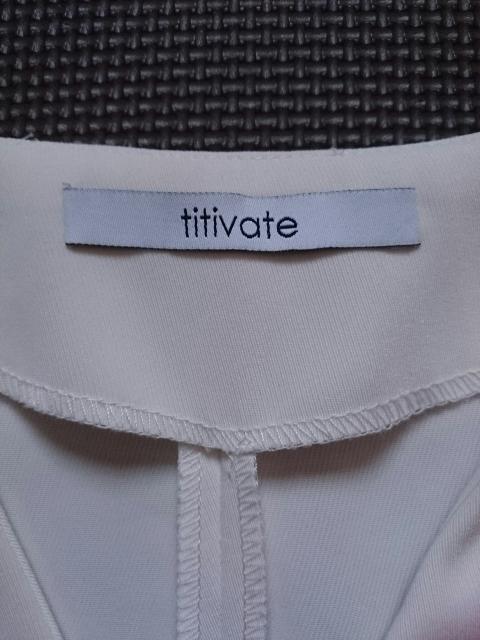 titivate ティティベイト☆Vネックプルオーバー★ホワイト☆ゆるカワ★シンプル☆ < ブランド  titivate ティティベイト☆Vネックプルオーバー★ホワイト☆ゆるカワ★シンプル☆ < ブランドの