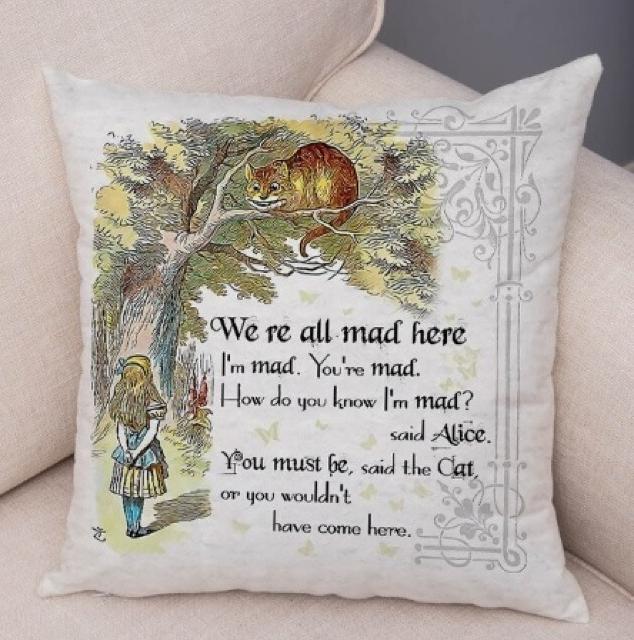 新品 不思議の国のアリス クッションカバー g チェシャ猫 < インテリア/ライフ  新品 不思議の国のアリス クッションカバー g チェシャ猫  < インテリア/ライフの