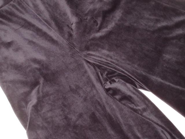 ベロア*ワイドガウチョパンツ*レディース(ダークネイビー) < 女性ファッション  ベロア*ワイドガウチョパンツ*レディース(ダークネイビー) < 女性ファッションの