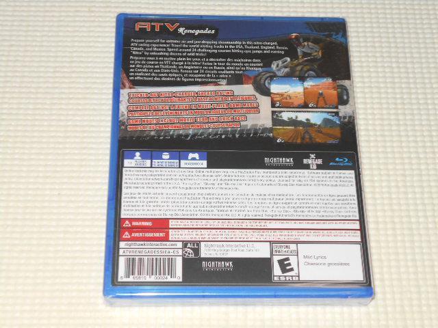 PS4★ATV Renegades 海外版(国内本体動作可能)★新品未開封 < ゲーム本体/ソフト  PS4★ATV Renegades 海外版(国内本体動作可能)★新品未開封 < ゲーム本体/ソフトの