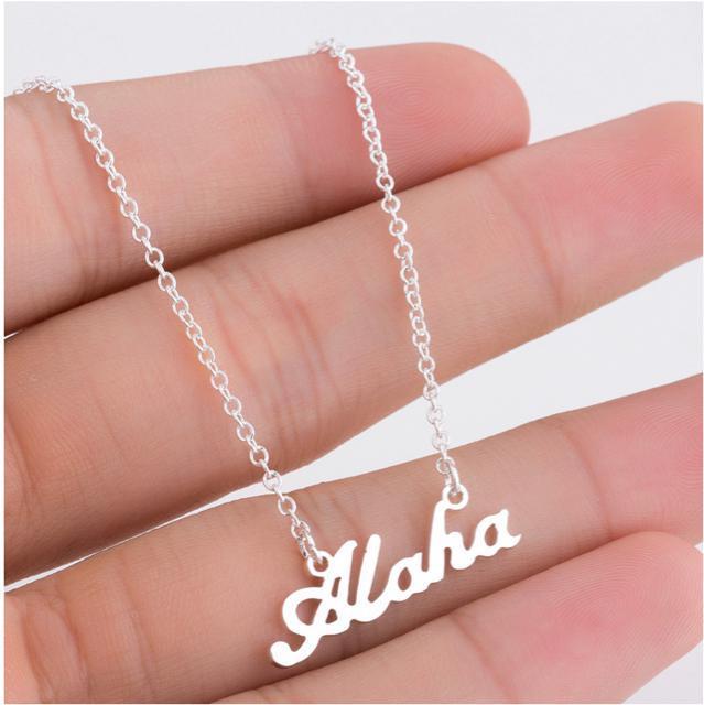 ����؂��ƁI�A���n ALOHA �l�b�N���X �V���o�[ ���i�� �� �����A�N�Z�T���[/���v�� 