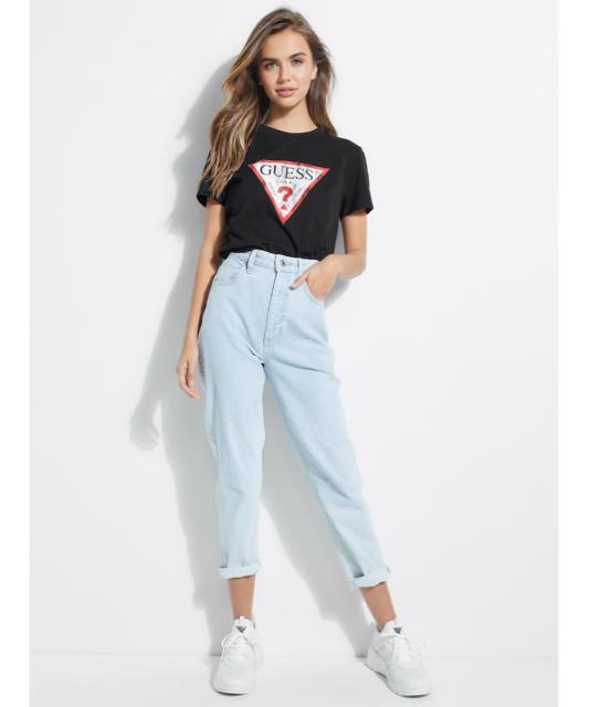 送料無料●クラッシックロゴ入りTシャツ●GUESSゲス●黒ブラック●M●ヴィンテージ風 < ブランド  送料無料●クラッシックロゴ入りTシャツ●GUESSゲス●黒ブラック●M●ヴィンテージ風 < ブランドの