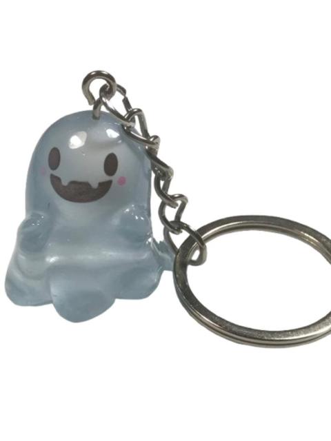 暗闇で光る!かわいいオバケのキーホルダー C 蓄光 夜光 お化け キャラクター雑貨 キーリング バッグアクセサリー < 女性ファッション  暗闇で光る!かわいいオバケのキーホルダー C 蓄光 夜光 お化け キャラクター雑貨 キーリング バッグアクセサリー  < 女性ファッションの