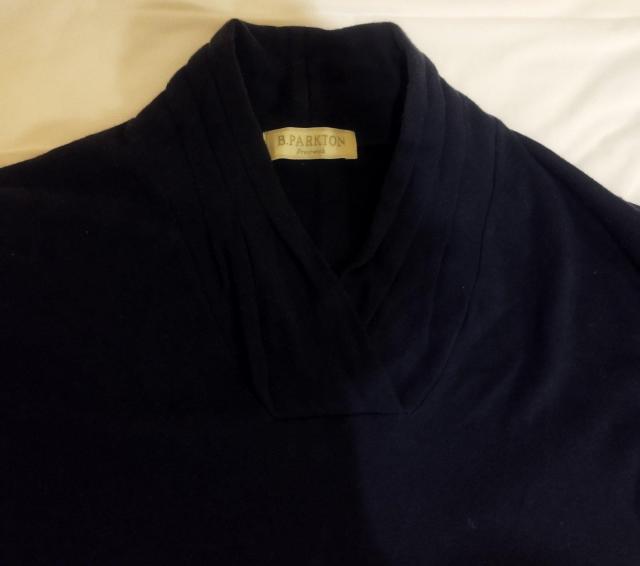 紺 ヘチマカラーVネック長袖カットソーTシャツ < 女性ファッション  紺 ヘチマカラーVネック長袖カットソーTシャツ < 女性ファッションの