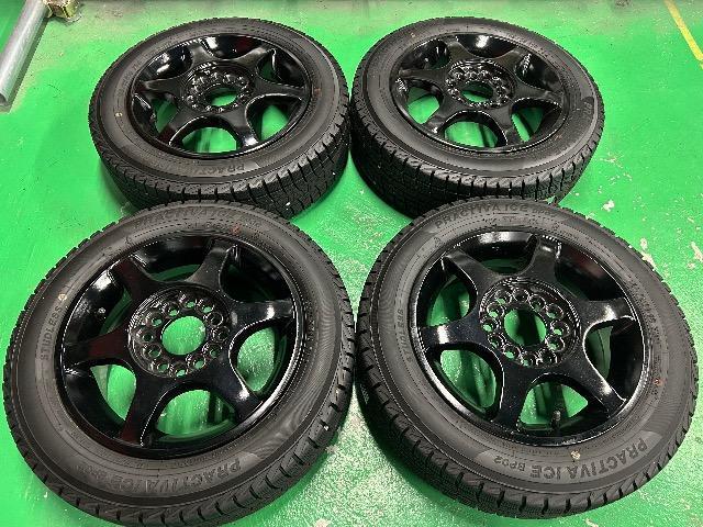 0092416)国産中古イエローハットスタッドレスプラクティバアイス4本社外マルチアルミホイールセット155/65R13送料無料 < 自動車/バイク 0092416)国産中古イエローハットスタッドレスプラクティバアイス4本社外マルチアルミホイールセット155/65R13送料無料 < 自動車/バイク