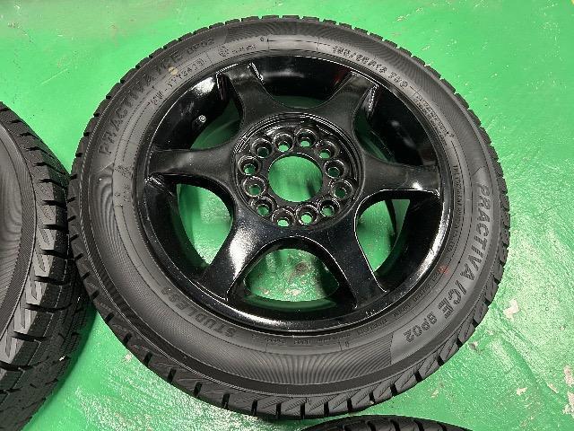 0092416)国産中古イエローハットスタッドレスプラクティバアイス4本社外マルチアルミホイールセット155/65R13送料無料 < 自動車/バイク 0092416)国産中古イエローハットスタッドレスプラクティバアイス4本社外マルチアルミホイールセット155/65R13送料無料 < 自動車/バイク