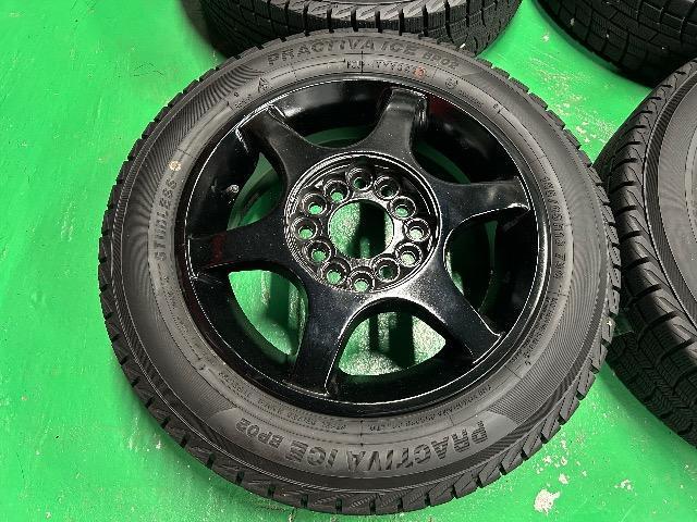0092416)国産中古イエローハットスタッドレスプラクティバアイス4本社外マルチアルミホイールセット155/65R13送料無料 < 自動車/バイク 0092416)国産中古イエローハットスタッドレスプラクティバアイス4本社外マルチアルミホイールセット155/65R13送料無料 < 自動車/バイク