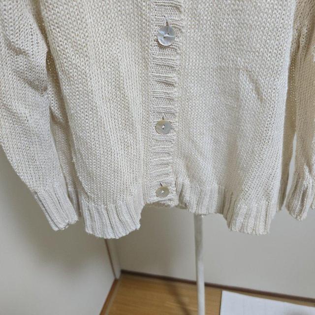 nimes et nimes ニームエニーム アイボリー ニット カーディガン < 女性ファッション nimes et nimes ニームエニーム アイボリー ニット カーディガン < 女性ファッションの