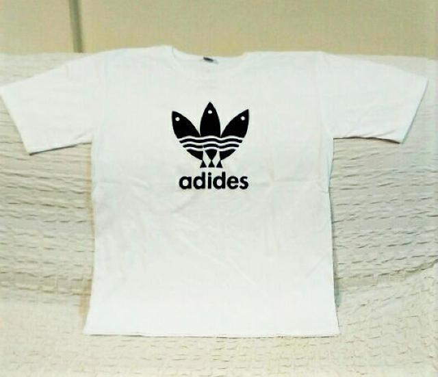 adides★おもしろTシャツ★白★ギャグTシャツ★L★ < 男性ファッション adides★おもしろTシャツ★白★ギャグTシャツ★L★ < 男性ファッションの