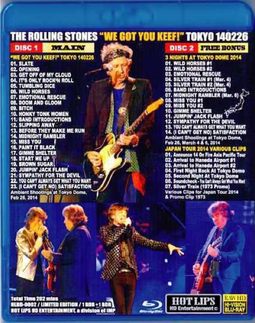 Rolling Stones Xg[Y h[ 2014(Blu-Ray)2DISC  CD/DVD/rfI 