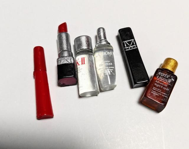 ミニチュア★メイクグッズ★化粧品セット★S-2★ランコム★エスティローダー★口紅★マスカラ★6種類セット★ドールハウス★ < おもちゃ  ミニチュア★メイクグッズ★化粧品セット★S-2★ランコム★エスティローダー★口紅★マスカラ★6種類セット★ドールハウス★ < おもちゃの