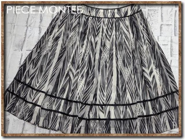 ピエスモンテ シフォンスカート < 女性ファッション  ピエスモンテ シフォンスカート  < 女性ファッションの