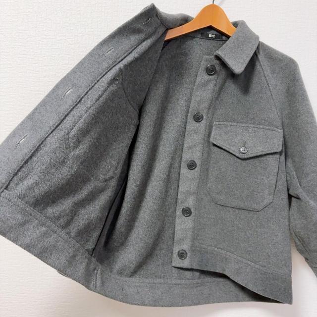 ◆UNIQLO C/ユニクロシー◆完売!!オーバーサイズジャケット★濃グレーXS*美品*秋コーデ♪ < ブランド  ◆UNIQLO C/ユニクロシー◆完売!!オーバーサイズジャケット★濃グレーXS*美品*秋コーデ♪ < ブランドの