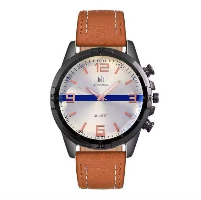 SHAARMS クォーツ 腕時計 シルバー/ブラウン < 男性アクセサリー/時計 SHAARMS クォーツ 腕時計 シルバー/ブラウン < 男性アクセサリー/時計の