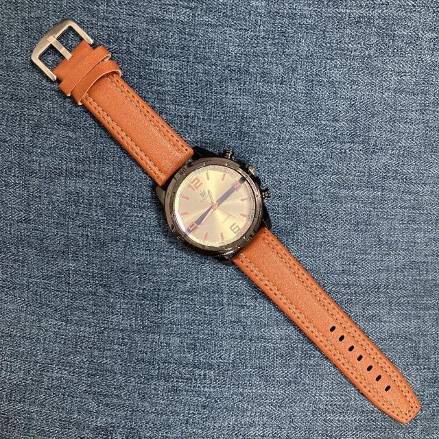 SHAARMS クォーツ 腕時計 シルバー/ブラウン < 男性アクセサリー/時計 SHAARMS クォーツ 腕時計 シルバー/ブラウン < 男性アクセサリー/時計の