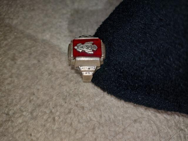 カレッジリング 石付き 指輪 シルバー SILVER 1963年 < 女性アクセサリー/時計 カレッジリング 石付き 指輪 シルバー SILVER 1963年 < 女性アクセサリー/時計の