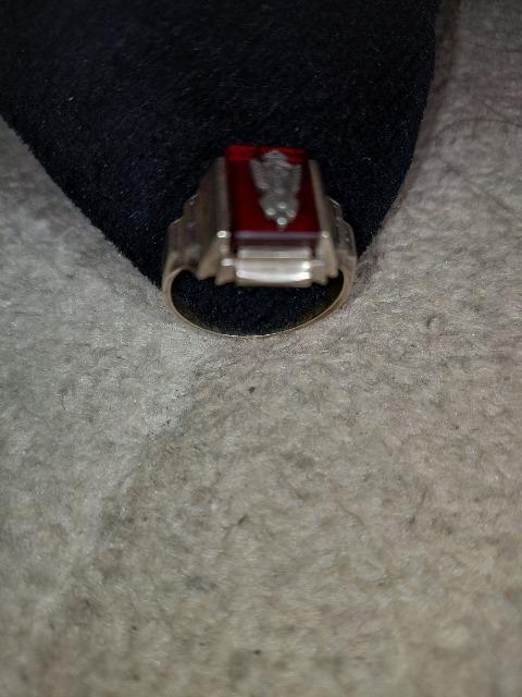 カレッジリング 石付き 指輪 シルバー SILVER 1963年 < 女性アクセサリー/時計 カレッジリング 石付き 指輪 シルバー SILVER 1963年 < 女性アクセサリー/時計の