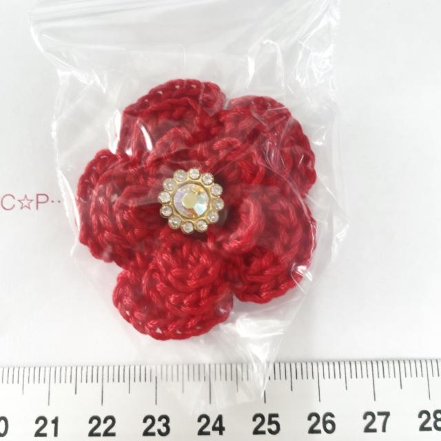 14*ハンドメイド♪3段お花モチーフ ガラスビジュー付 12 < ペット/手芸/園芸 14*ハンドメイド♪3段お花モチーフ ガラスビジュー付 12 < ペット/手芸/園芸の