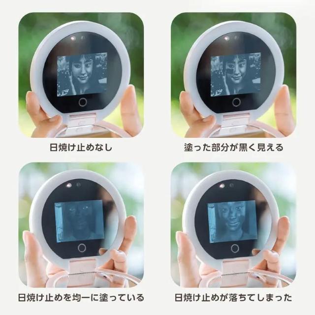 SNS�b����Ă��~�߉��ϋ�UV�J�����t���R���p�N�g�~���[�[�d��LED�t���苾 �� �����t�@�b�V������ 