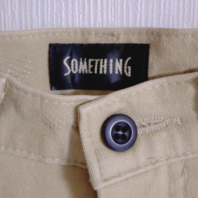 SOMETHING �X�L�j�[ �x�[�W�� �X�g���b�` �T���V���O EDWIN ���{�� �� �u�����h�� 