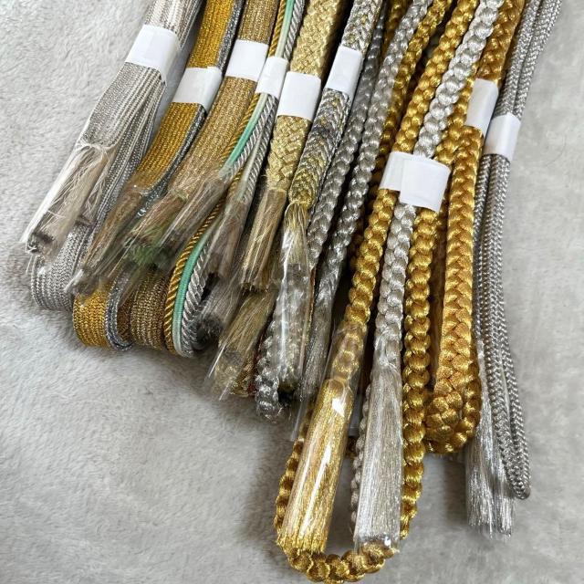 礼装用 帯締め 金 銀 10本 リメイク ハンドメイド まとめ売り セット売り 正絹 < 女性ファッション 礼装用 帯締め 金 銀 10本 リメイク ハンドメイド まとめ売り セット売り 正絹 < 女性ファッションの