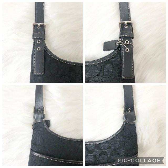 【美品】COACH コーチ ショルダーバッグ サコッシュ クロスボディ ブラック キャンバス レザー F11193 < ブランド 【美品】COACH コーチ ショルダーバッグ サコッシュ クロスボディ ブラック キャンバス レザー F11193 < ブランドの