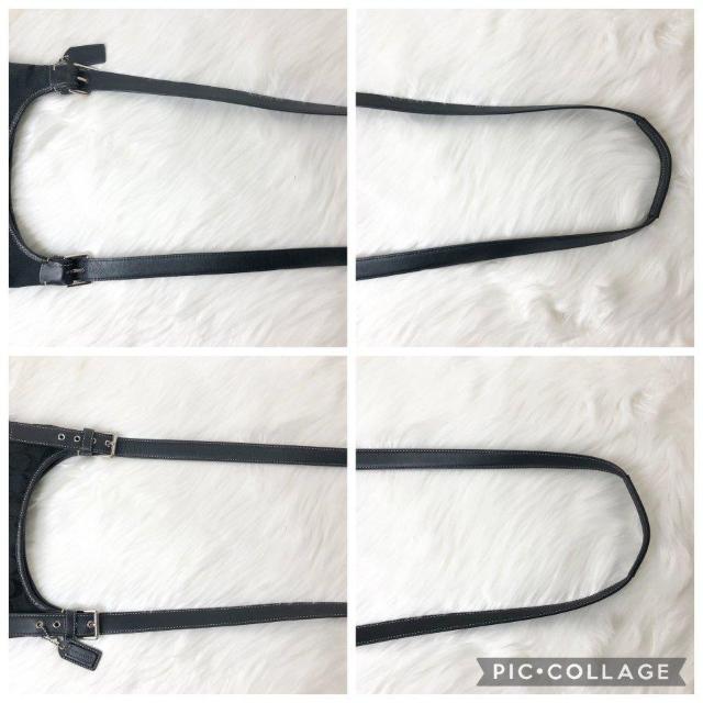 【美品】COACH コーチ ショルダーバッグ サコッシュ クロスボディ ブラック キャンバス レザー F11193 < ブランド 【美品】COACH コーチ ショルダーバッグ サコッシュ クロスボディ ブラック キャンバス レザー F11193 < ブランドの