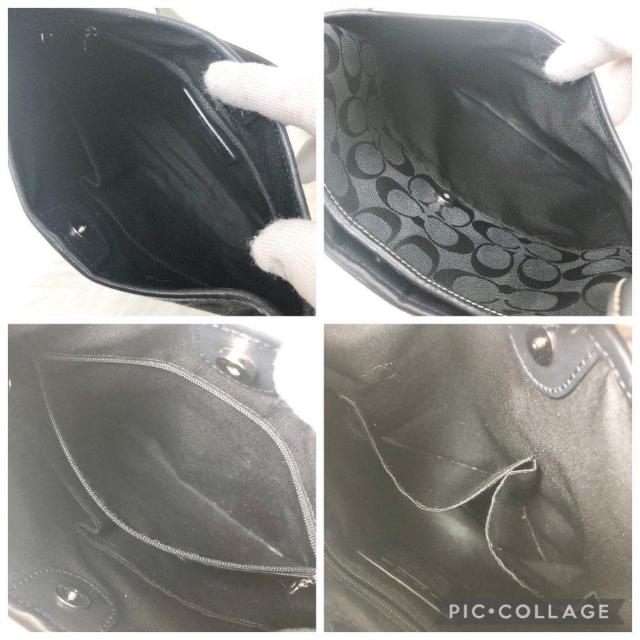 【美品】COACH コーチ ショルダーバッグ サコッシュ クロスボディ ブラック キャンバス レザー F11193 < ブランド 【美品】COACH コーチ ショルダーバッグ サコッシュ クロスボディ ブラック キャンバス レザー F11193 < ブランドの