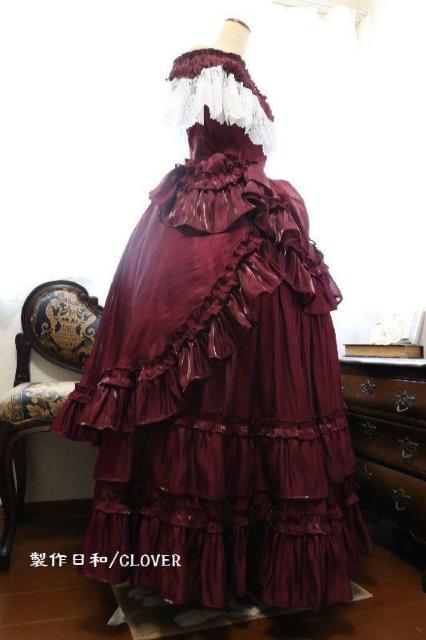 ボルドーオフショルドレス L~2Lサイズ < 女性ファッション ボルドーオフショルドレス L~2Lサイズ < 女性ファッションの