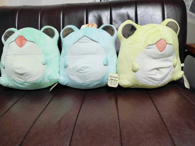 ただのかえるたち BIG ぬいぐるみ ぽん ぽこ ぽ カエル かえる 蛙