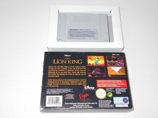 SFCTHE LION KING SNES CO  Q[{/\tg 