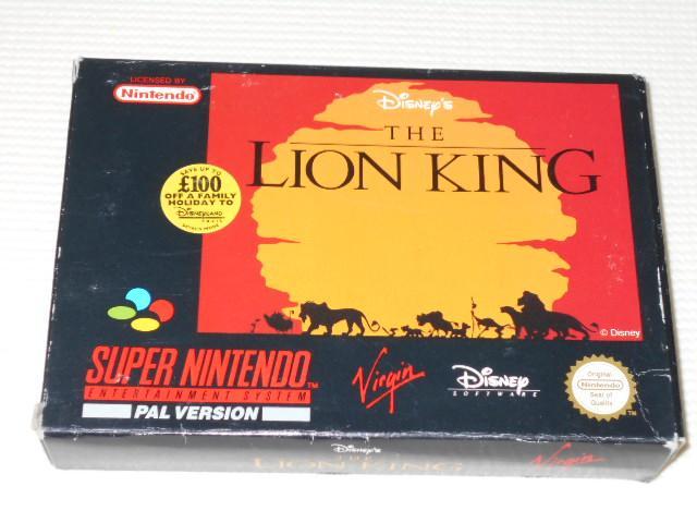 SFCTHE LION KING SNES CO  Q[{/\tg 