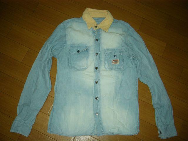 MARBLESマーブルズ加工ワークシャツSシャンブレー系TMT < ブランド  MARBLESマーブルズ加工ワークシャツSシャンブレー系TMT  < ブランドの