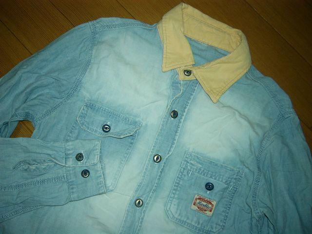 MARBLESマーブルズ加工ワークシャツSシャンブレー系TMT < ブランド  MARBLESマーブルズ加工ワークシャツSシャンブレー系TMT < ブランドの