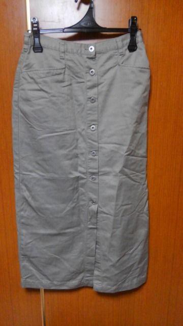 ∞前ボタンのロングスカート < 女性ファッション  ∞前ボタンのロングスカート  < 女性ファッションの