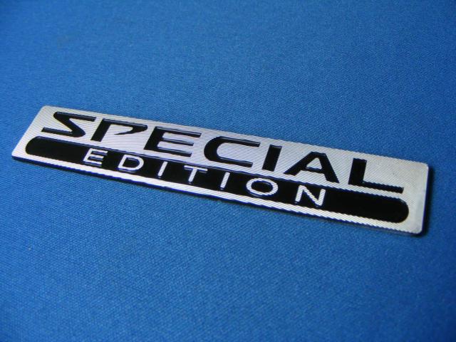● SPECIAL EDITION アルミ製フレキション エンブレム 新品● < 自動車/バイク ● SPECIAL EDITION アルミ製フレキション エンブレム 新品● < 自動車/バイク