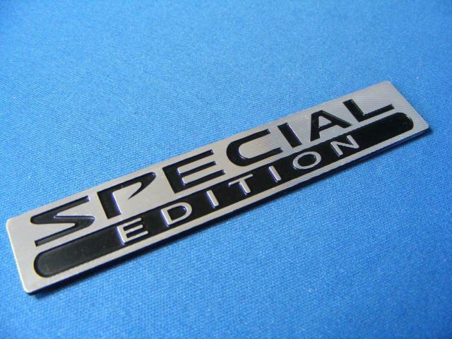 ● SPECIAL EDITION アルミ製フレキション エンブレム 新品● < 自動車/バイク ● SPECIAL EDITION アルミ製フレキション エンブレム 新品● < 自動車/バイク