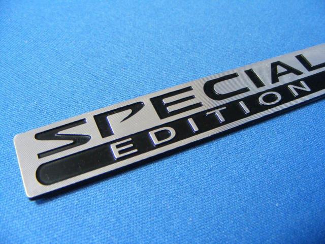● SPECIAL EDITION アルミ製フレキション エンブレム 新品● < 自動車/バイク ● SPECIAL EDITION アルミ製フレキション エンブレム 新品● < 自動車/バイク