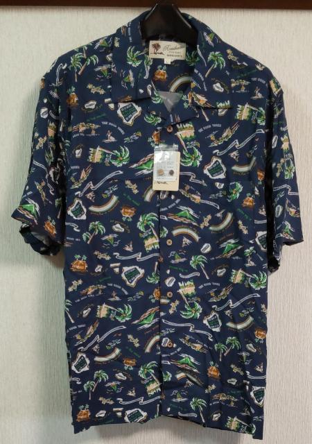 新品●●アロハシャツ●ヤシの木●L < 男性ファッション  新品●●アロハシャツ●ヤシの木●L  < 男性ファッションの