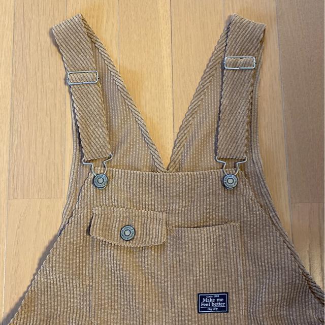 オーバーオール/つなぎ/ブラウン(茶色)/サイズM < キッズ/ベビー  オーバーオール/つなぎ/ブラウン(茶色)/サイズM  < キッズ/ベビーの