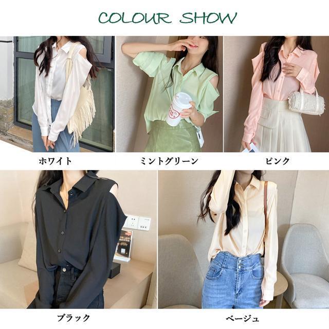送料無料 新品 シアー シャツブラウス レディース 長袖 < 女性ファッション  送料無料 新品 シアー シャツブラウス レディース 長袖 < 女性ファッションの